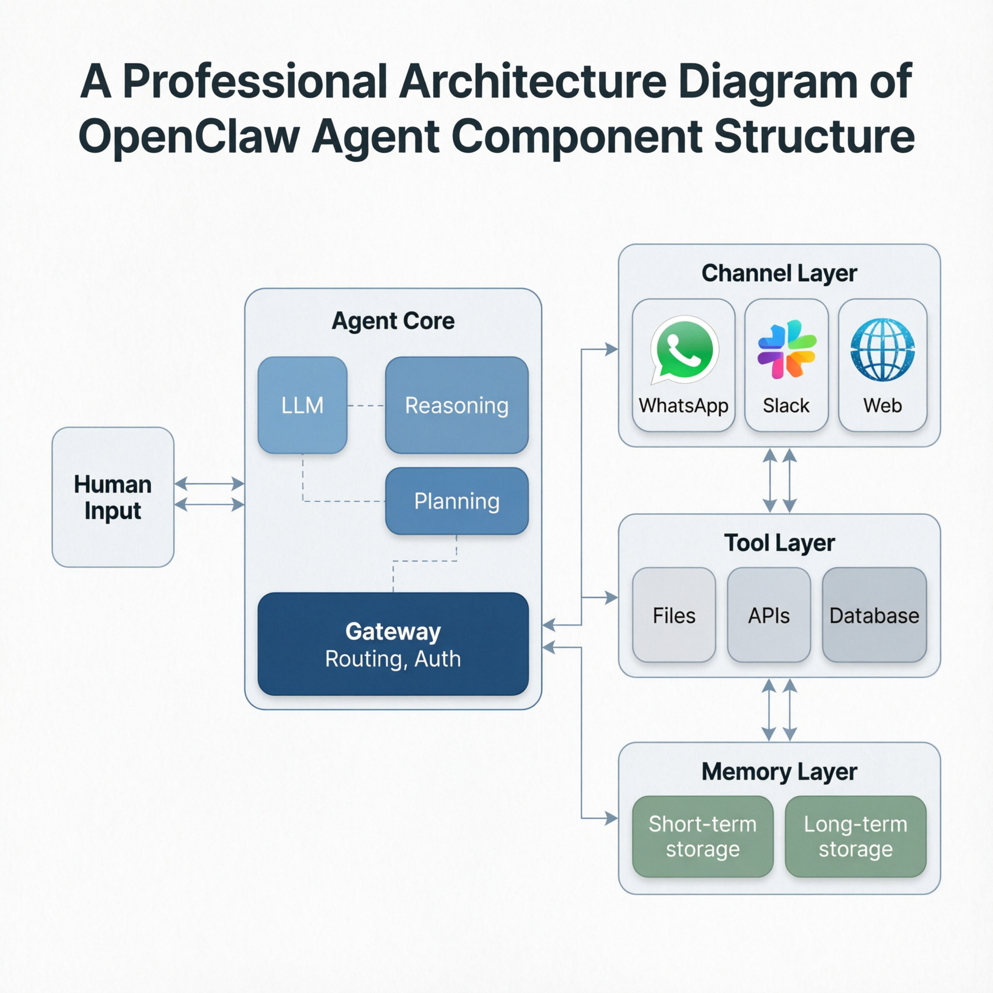 OpenClaw Agent Component Architecture